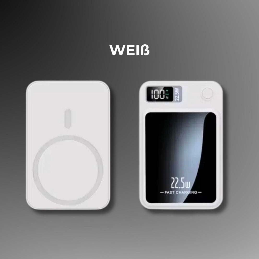 MagCharge Pro – Magnetische Powerbank mit Wireless Fast Charging | 10.000 / 20.000 / 30.000 mAh