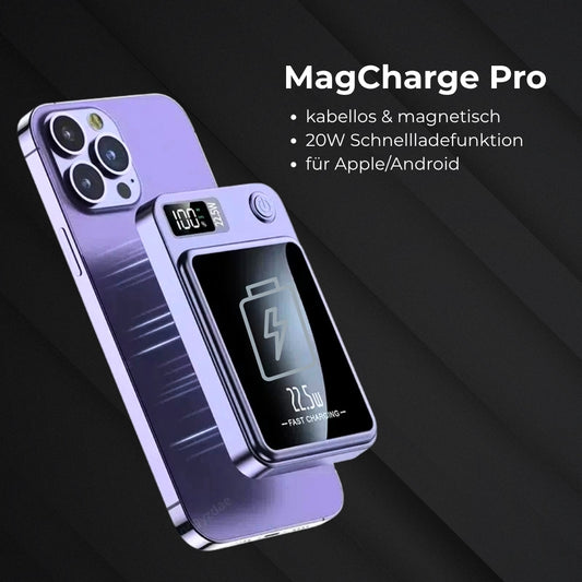 MagCharge Pro – Magnetische Powerbank mit Wireless Fast Charging | 10.000 / 20.000 / 30.000 mAh