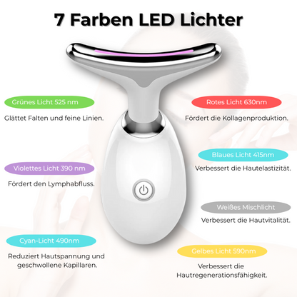 GlowLift Pro – Anti-Aging Gerät für Gesicht & Hals mit EMS und Lichttherapie