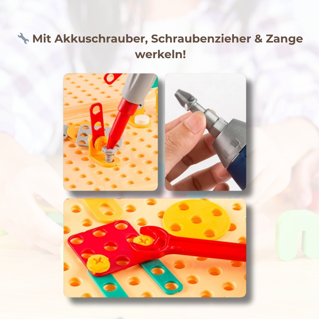 🔧 MontiBox – Kreatives Lernspiel für kleine Baumeister!