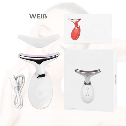 GlowLift Pro – Anti-Aging Gerät für Gesicht & Hals mit EMS und Lichttherapie